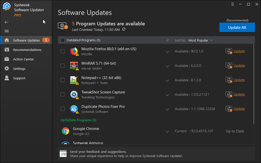 Systweak-Software-Updater