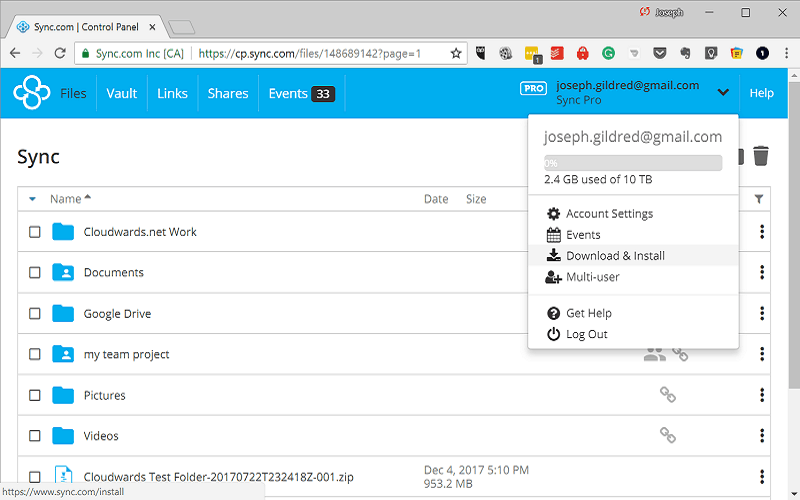 sync.com best backup service