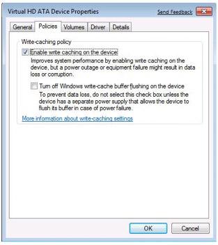 Virtual HD ATA Device Properties