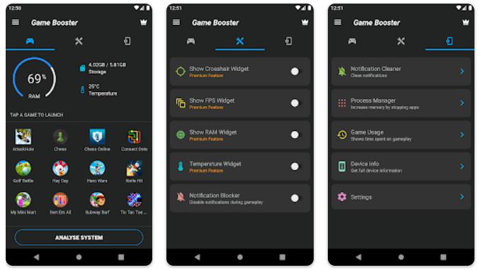 Game Booster Manage Launcher