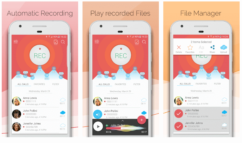 Automatic Call Recorder by CallsBOX, best call recording app for Android