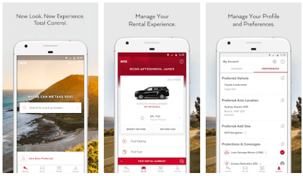 Avis car rental