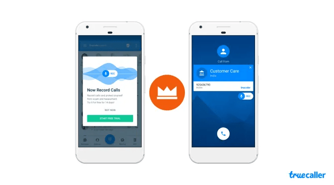 Truecaller android call recording app