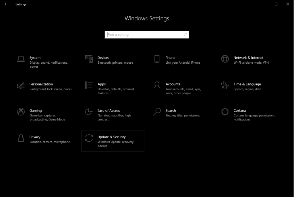 Use Backup to restore Deleted Files in Windows 10-1