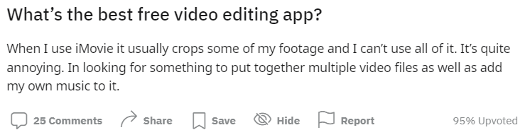 video editing apps for iphone