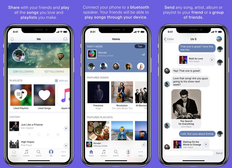 SoundShare for iphone to listen music online