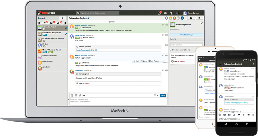 chat work group chat for global teams
