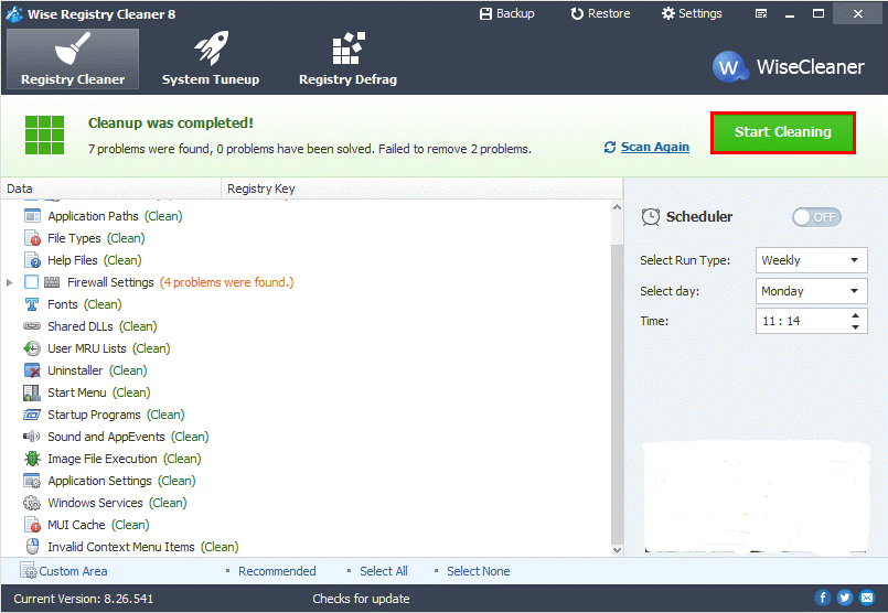 Wise Registry Cleaner download