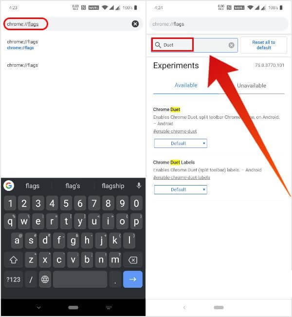 experimental features