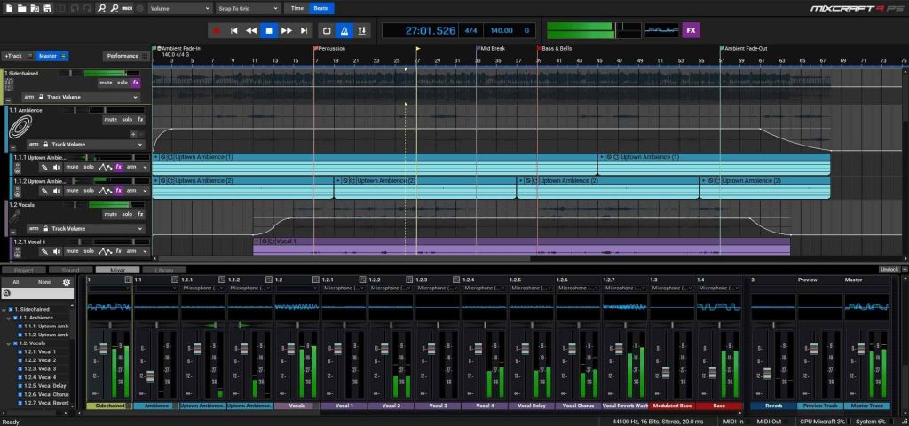 Mixcraft 9 Pro Studio