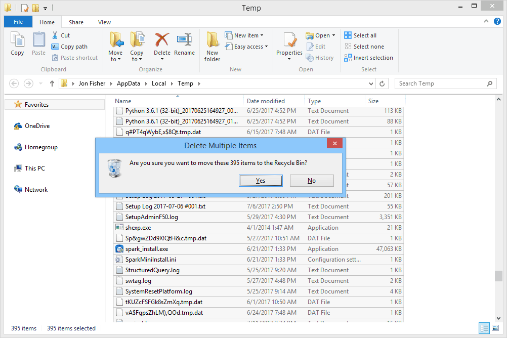 Temp file