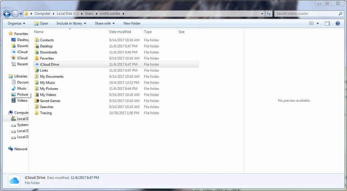 iCloud-drive in windows