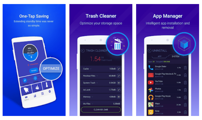 DU android speed booster app