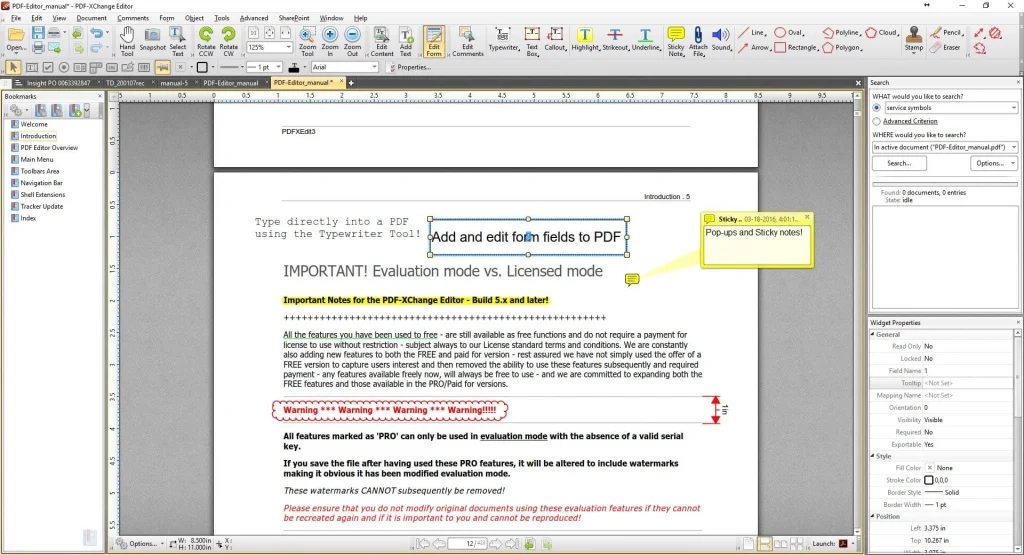 PDF-Xchange-editor