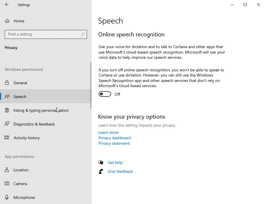 online speech recognition