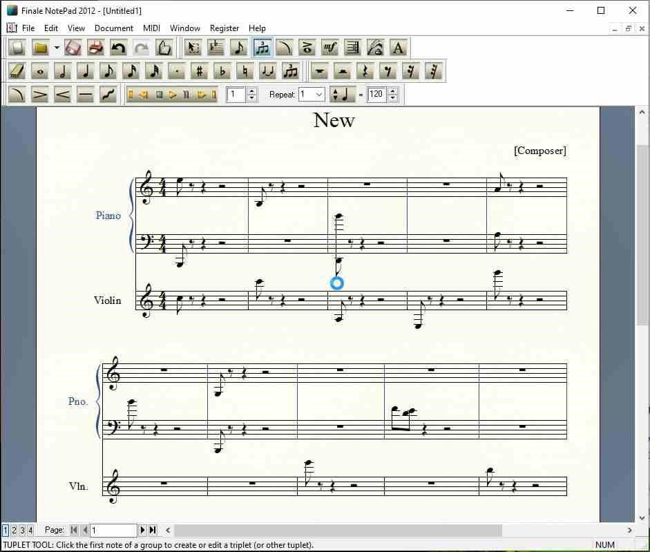 finale notepad free software