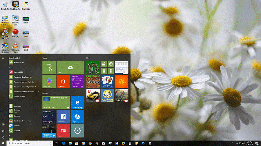 Beautiful Blossoms theme for Windows 10 desktop