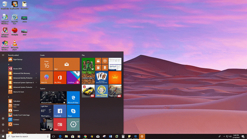 Desert Panoramic- download windows 10 theme