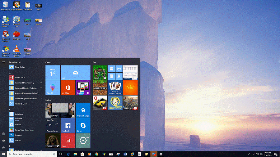 Ice Castles Windows 10 theme download