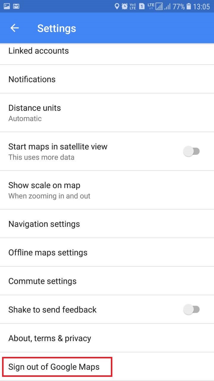 google map settings