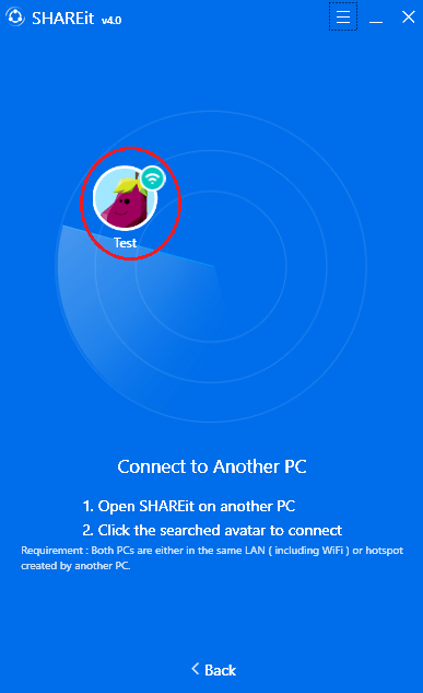 Date Sharing Between Two Laptops Using SHAREit