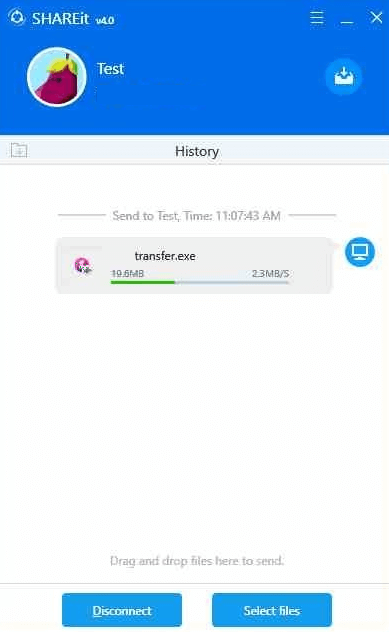 Date Sharing Between Two Laptops Using SHAREit