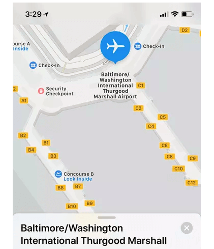 Enhanced airport maps