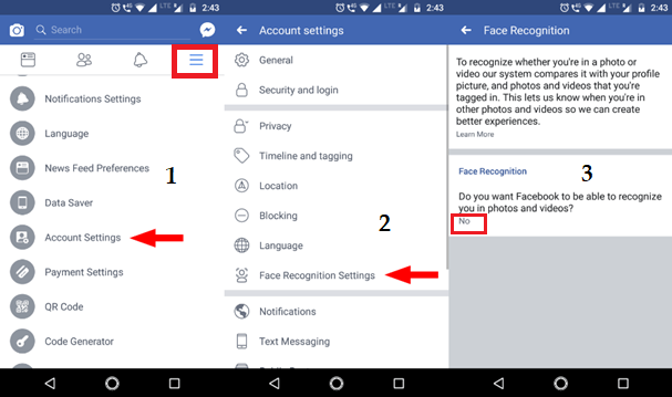 FB Face recognition