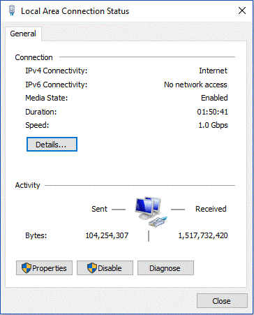 Local area connection
