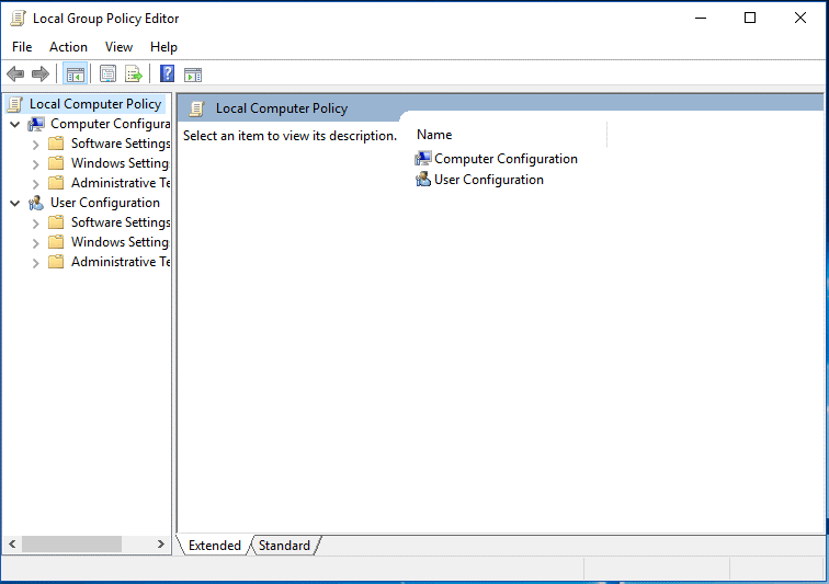Local group policy