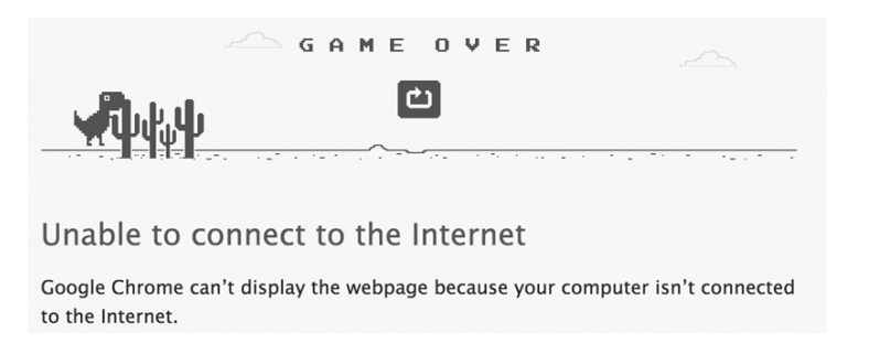Offline Dinosaur Game