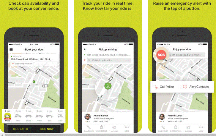  Ola cabs