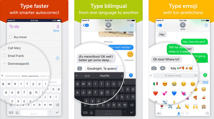 SwiftKey Keyboard GIF keyboard for ios