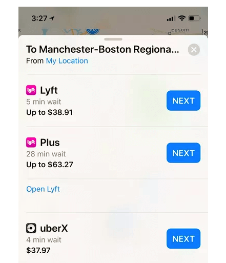 Uber and lyft