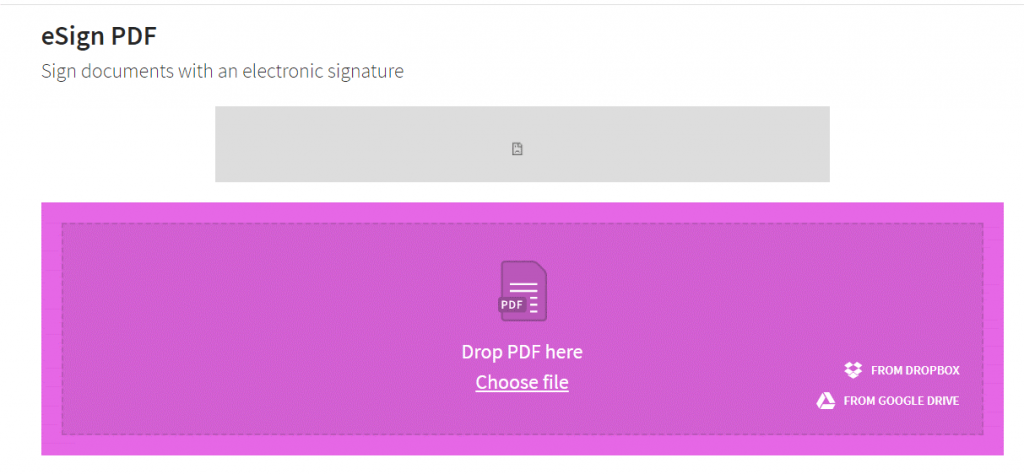 esign pdf