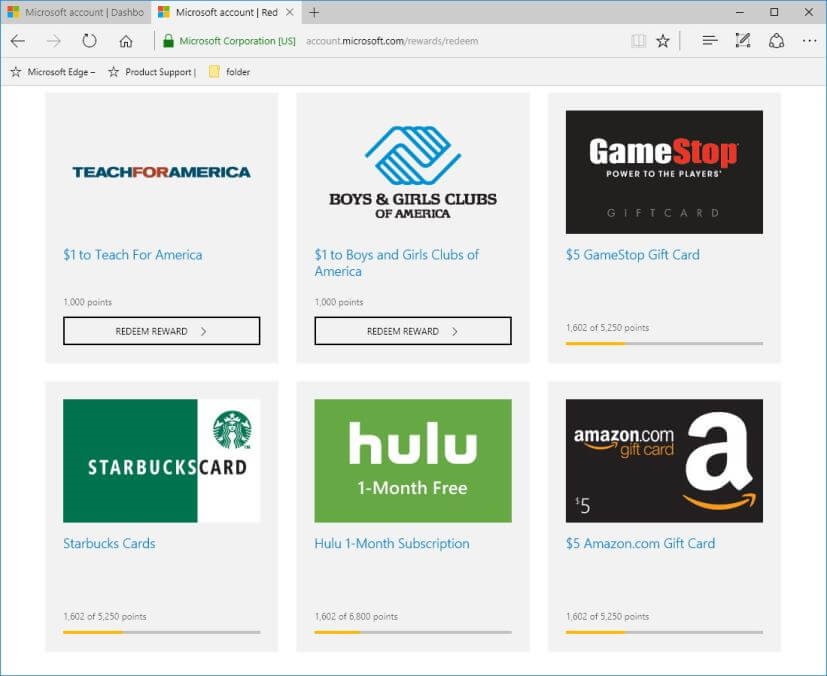 hulu plus from micrsoft rewards