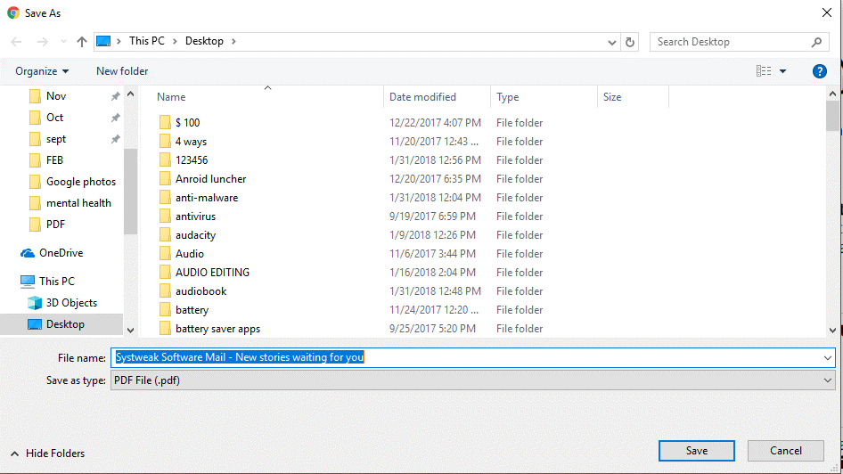 How To Convert An Email To PDF