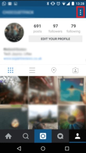 instagram account