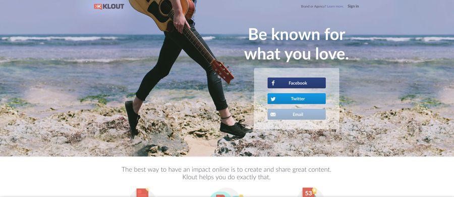 klout