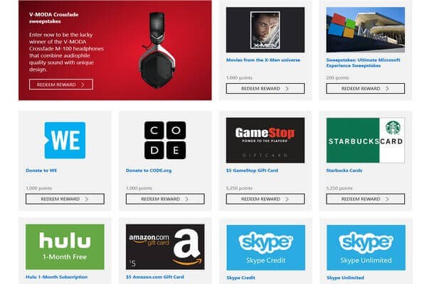 Microsoft rewards