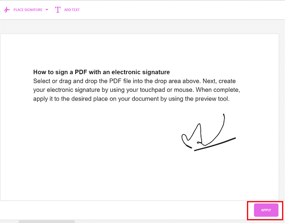 sign pdf with digital sign