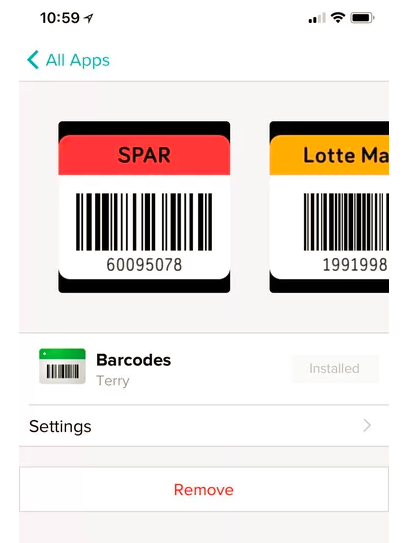 Barcodes