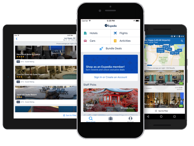 Expedia Hotels, Flights & Cars