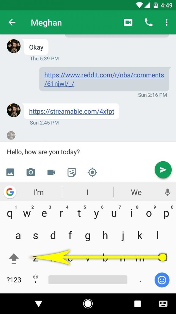 delete long sentences in one go
