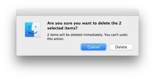 how to delete folder in my documents on mac