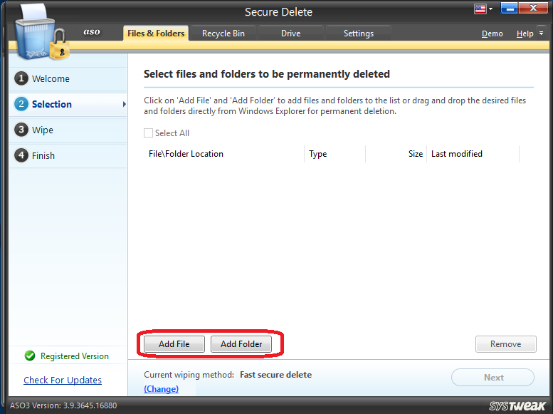 add files/ folder