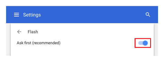 settings step 7
