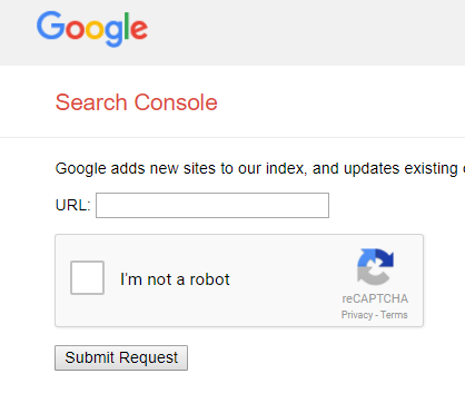 submit your website url