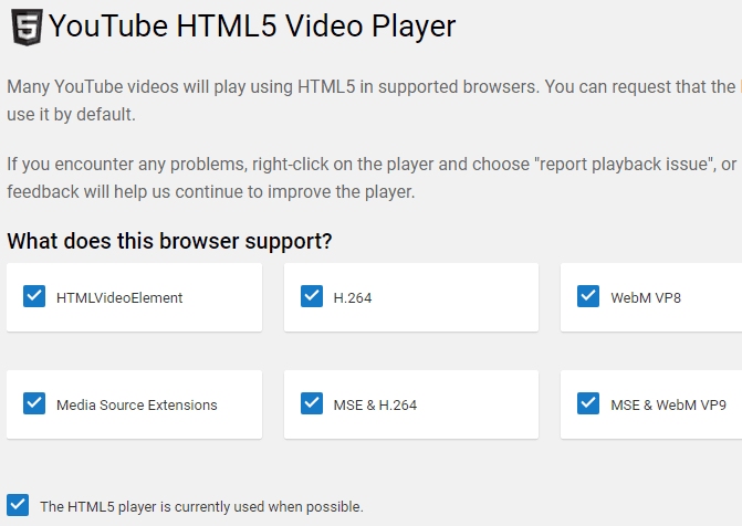 youtube html 5 viewer