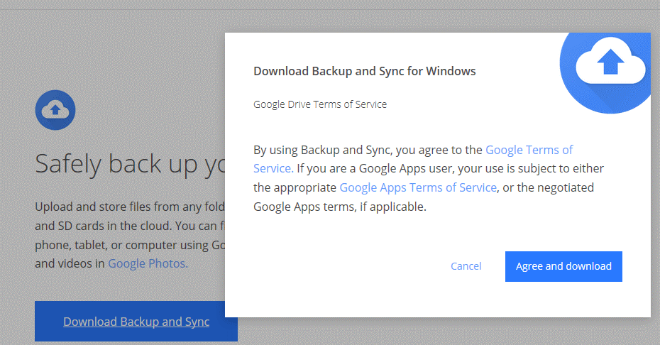 google drive for desktop backup